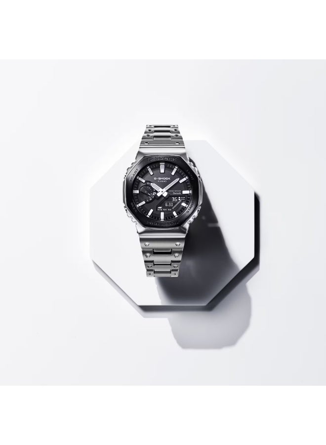 Casio G-Shock GM-B2100BT-1A Full Metal Solar Bluetooth Men’s Watch | Shock Resistant | 200M Water Resistant | Stainless Steel - Image 2